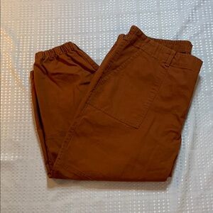 Women’s Joe Fresh plus size brown cargo pants, size 20W.